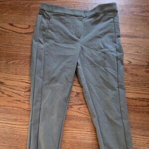 Ann Taylor LOFT Khaki Green Slim Ankle Pants NWT 8